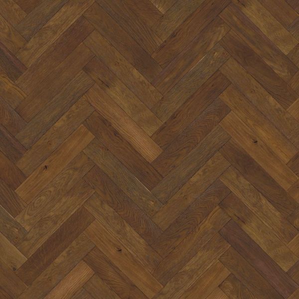 Arden 14/3x90x400mm Herringbone Chestnut Brushed UV Lacquered.