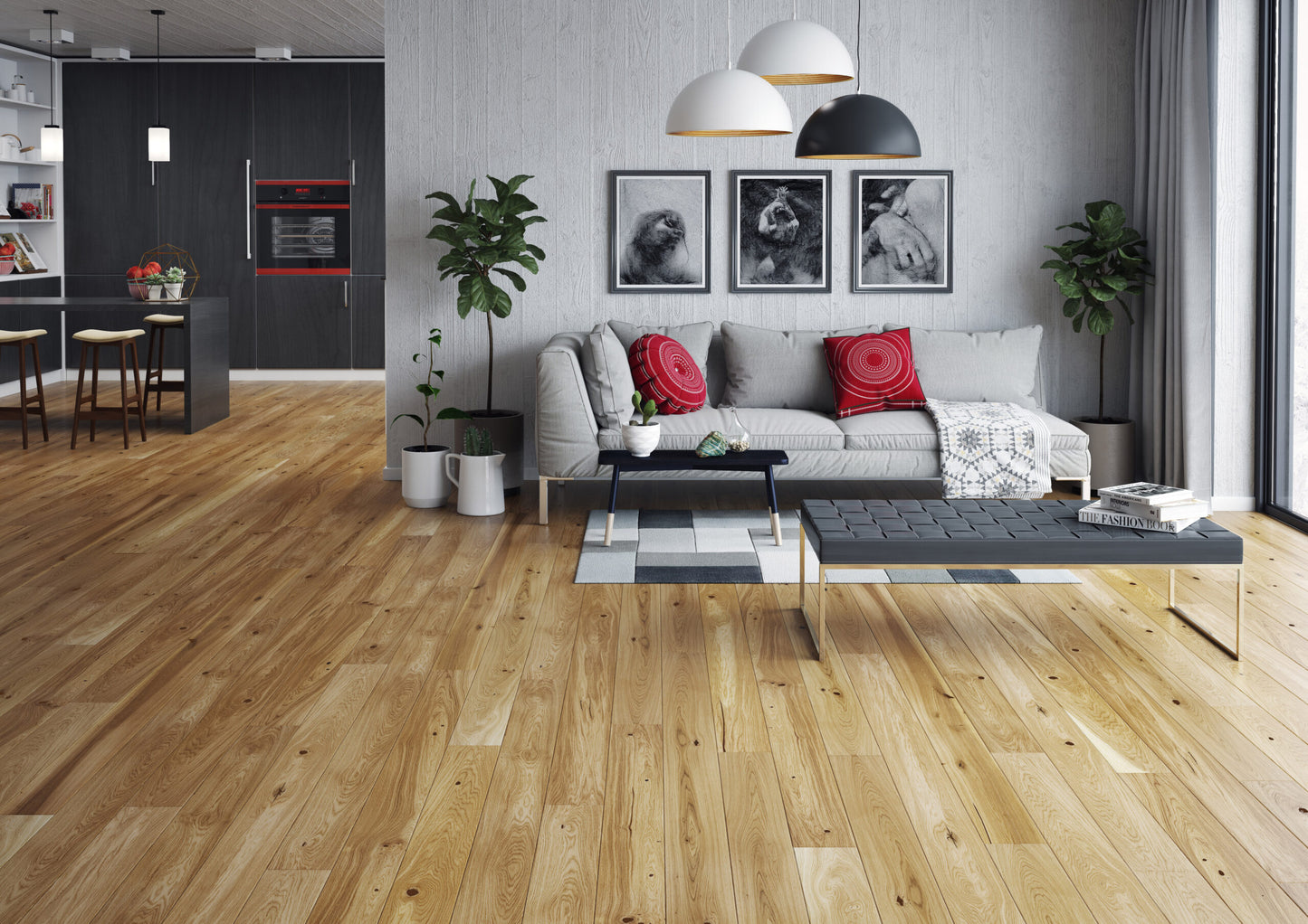 Keystone Country Satin Lacquer Oak Short Plank