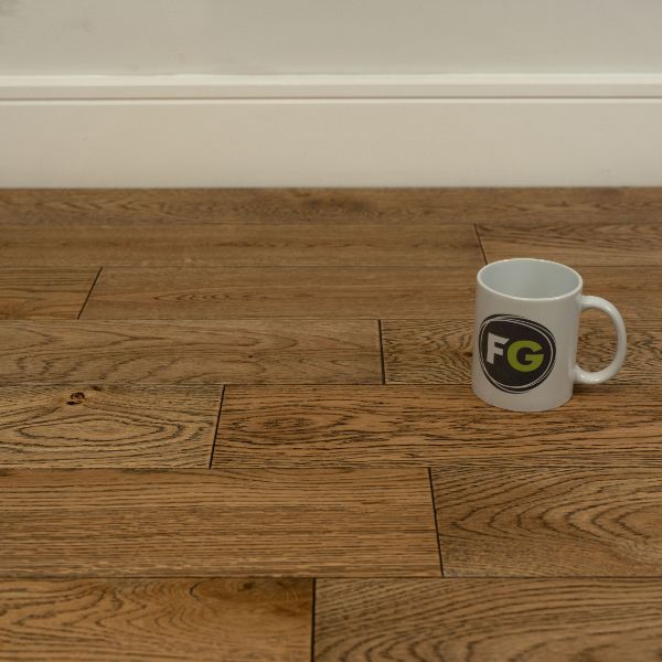 Oxford 14/3x125x RL Cottage Oak Brushed & UV Oiled.