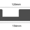 ACOUSTIC RANGE 134mm x 2440mm